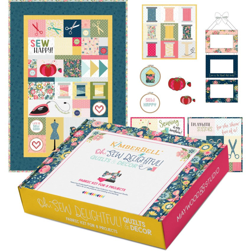 Kimberbell Oh So Delightful Quilt Kit Fabric only – Sewing Boutique