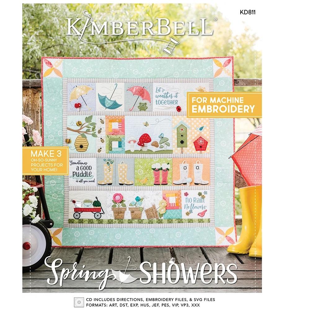 Kimberbell Spring Showers Quilt Fabric Kit
